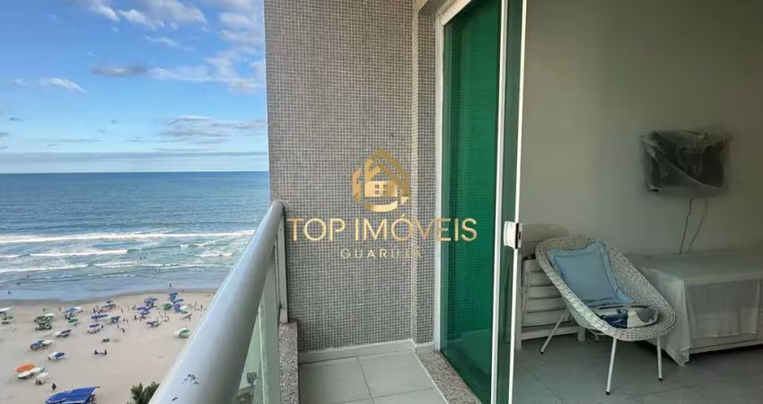 Apartamento com varanda e vista para o mar praia de pitangueiras guarujá/sp