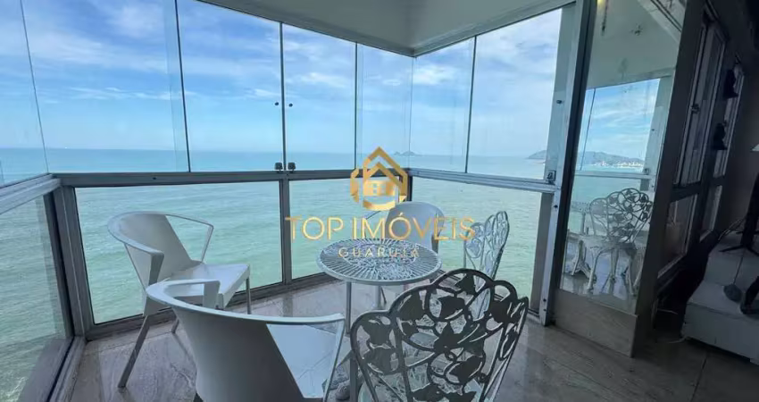 Amplo Apartamento de Frente para o Mar na Praia de Pitangueiras Guaruja