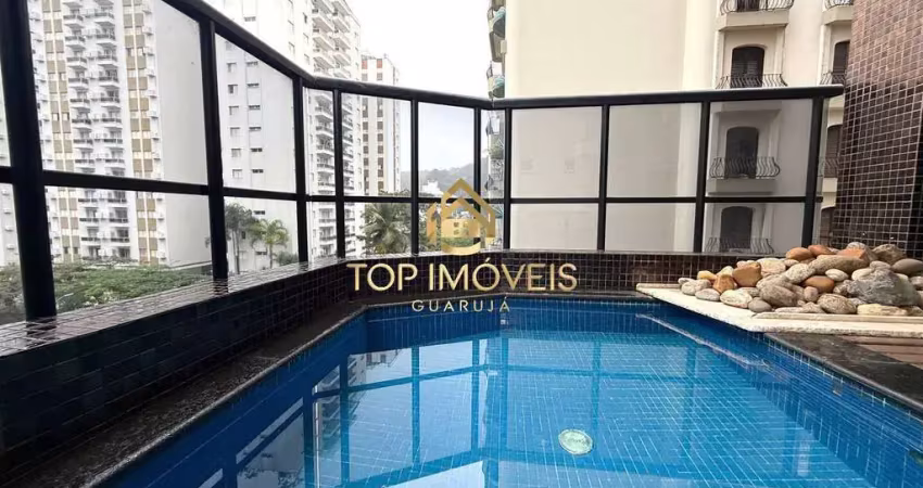 Apartamento com piscina a poucos metros da praia em pitangueiras guaruja sp