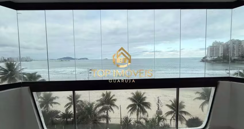 Apartamento frente para o mar na praia das astúrias guarujá sp