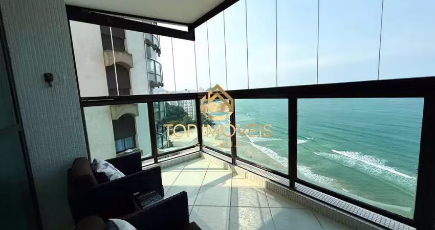 Apartamento frente para o mar (3 suites) na praia das astúrias, guarujá sp