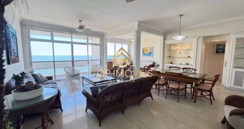 Apartamento frente para o mar na praia de pitangueiras - guarujá sp