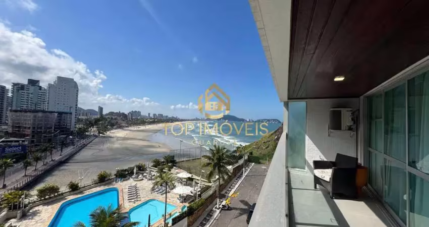 Apartamento à beira mar em condomínio clube praia da enseada guarujá sp