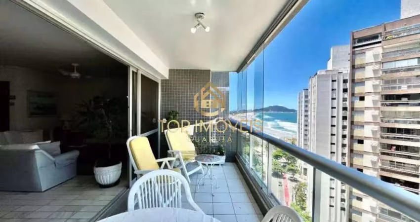 Apartamento de frente para o mar na privilegiada praia das pitangueiras