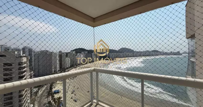 Locação anual de frente para o mar na praia das astúrias guarujá sp