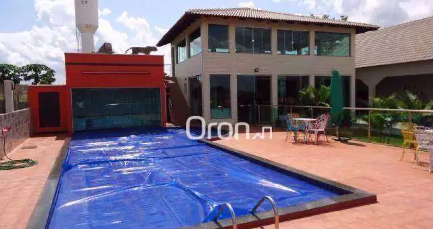 Chácara com 4 dormitórios à venda, 3929 m² por R$ 2.999.000,00 - Condomínio Miraflores - Hidrolândia/GO