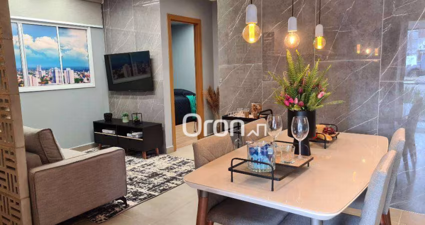 Apartamento com 2 dormitórios à venda, 48 m² por R$ 335.000,00 - Condomínio Cidade Empresarial - Aparecida de Goiânia/GO