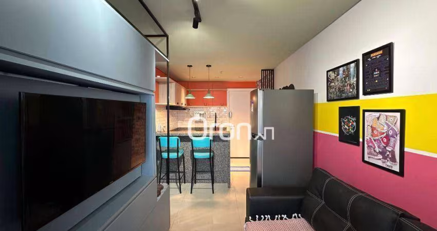 Flat com 1 dormitório à venda, 39 m² por R$ 498.800,00 - Jardim Goiás - Goiânia/GO