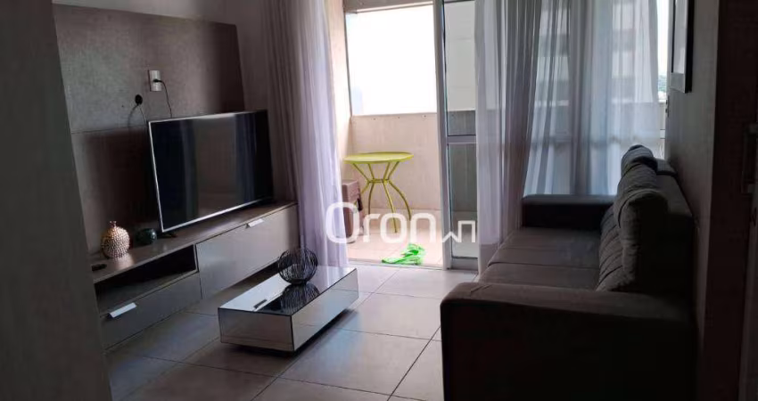 Apartamento mobiliado com 2 dormitórios à venda, 55 m² por R$ 538.000 - Jardim Goiás - Goiânia/GO