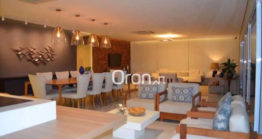 Apartamento à venda, 220 m² por r$ 2.700.000,00 - setor marista - goiânia/go