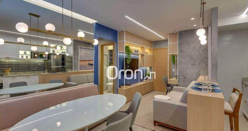 Apartamento com 2 dormitórios à venda, 58 m² por R$ 396.000,00 - Setor Criméia Oeste - Goiânia/GO
