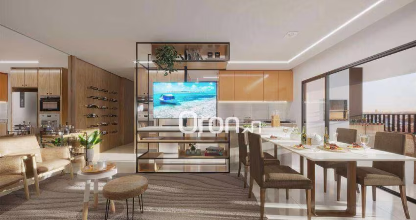 Apartamento com 3 dormitórios à venda, 89 m² por R$ 763.000,00 - Serrinha - Goiânia/GO
