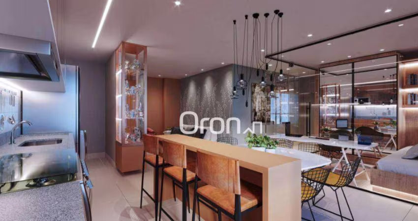 Apartamento com 2 dormitórios à venda, 63 m² por R$ 495.000,00 - Vila Rosa - Goiânia/GO