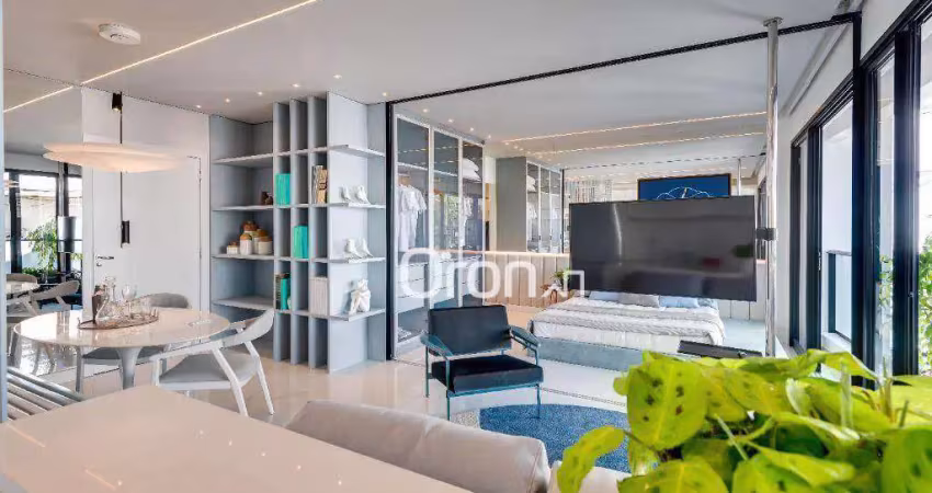 Flat com 1 dormitório à venda, 49 m² por R$ 750.000,00 - Setor Bueno - Goiânia/GO