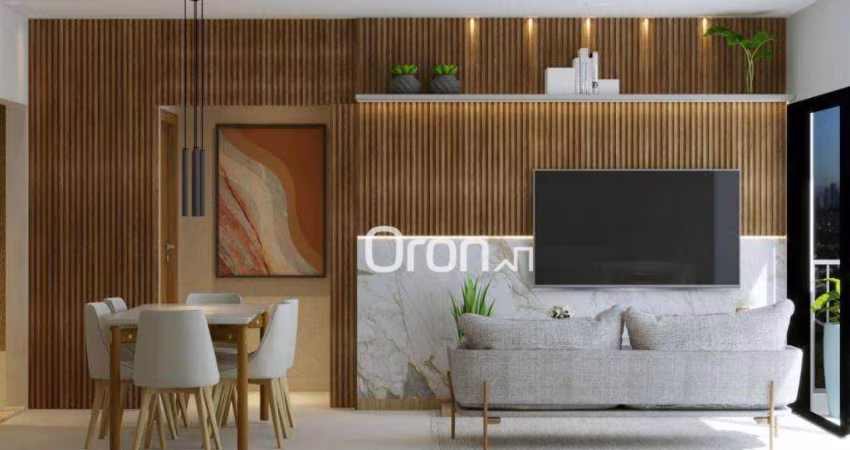 Flat com 1 dormitório à venda, 48 m² por R$ 490.000,00 - Parque Amazônia - Goiânia/GO