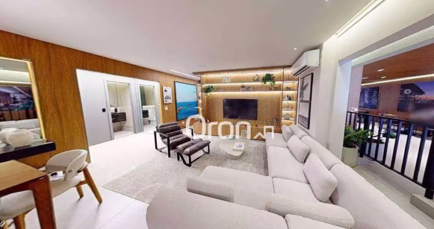 Apartamento com 3 dormitórios à venda, 123 m² por r$ 1.110.000,00 - setor bueno - goiânia/go