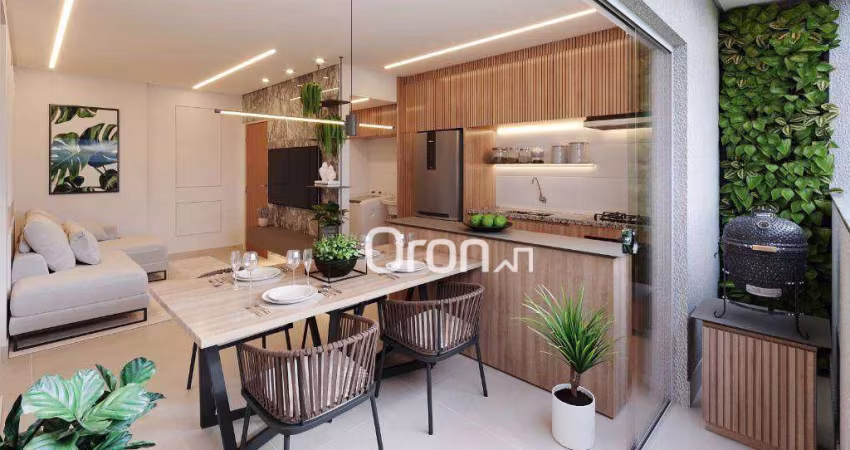 Apartamento com 3 dormitórios à venda, 73 m² por R$ 502.000,00 - Parque Amazônia - Goiânia/GO