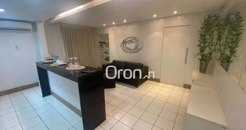 Flat mobiliado com 1 dormitório à venda, 62 m² por R$ 445.000 - Setor Oeste - Goiânia/GO