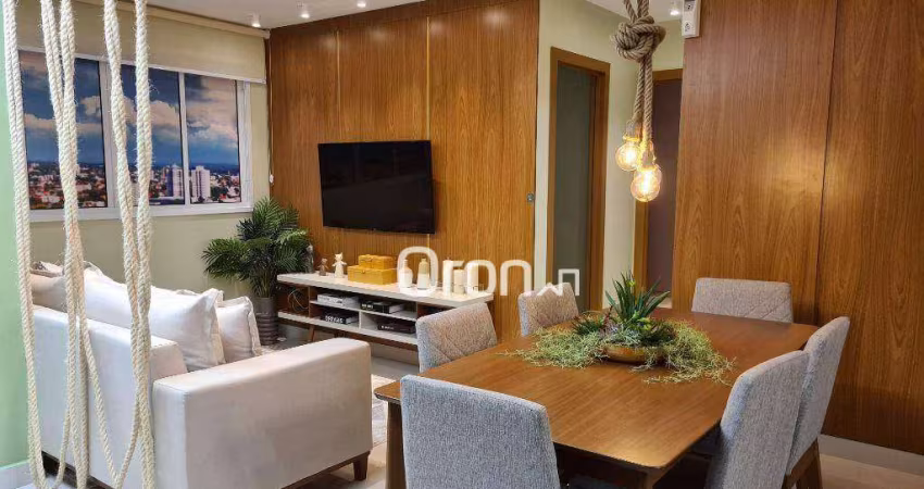 Apartamento com 2 dormitórios à venda, 51 m² por R$ 360.000,00 - Vila Rosa - Goiânia/GO