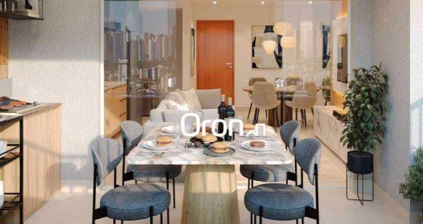 Apartamento com 2 dormitórios à venda, 75 m² por R$ 724.000,00 - Setor Oeste - Goiânia/GO