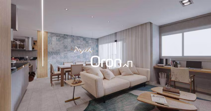 Apartamento com 2 dormitórios à venda, 62 m² por R$ 672.000,00 - Setor Marista - Goiânia/GO