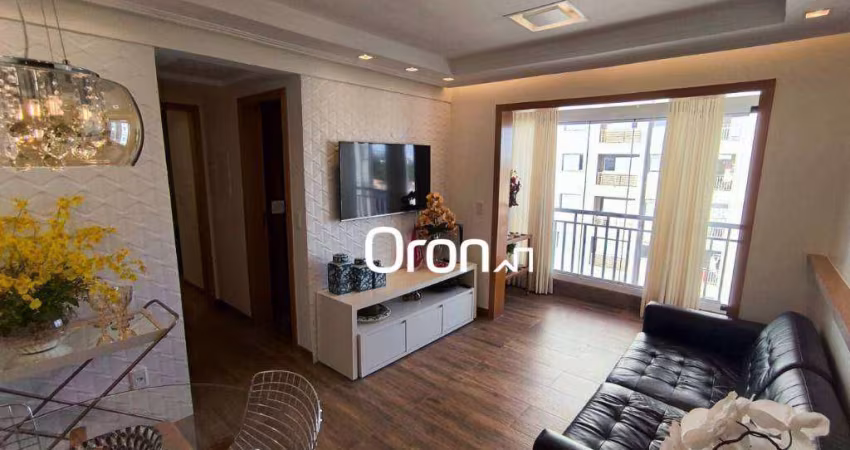 Apartamento mobiliado com 2 dormitórios à venda, 62 m² por R$ 510.000 - Setor Goiânia 2 - Goiânia/GO