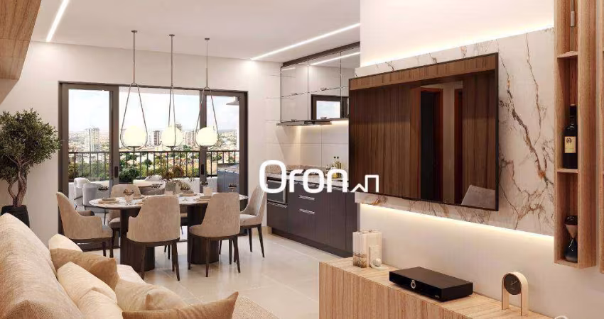 Apartamento com 2 dormitórios à venda, 60 m² por R$ 623.500,00 - Setor Marista - Goiânia/GO
