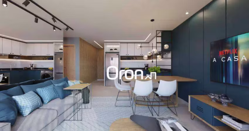 Apartamento à venda, 77 m² por r$ 809.000,00 - setor marista - goiânia/go