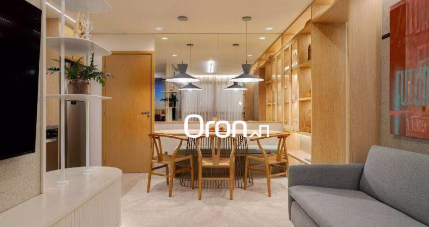 Apartamento com 2 dormitórios à venda, 58 m² por R$ 490.000,00 - Setor Central - Goiânia/GO