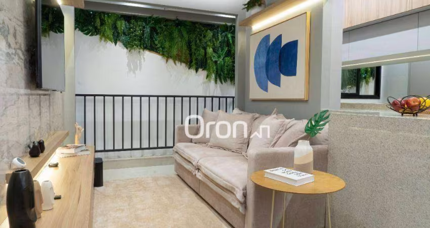 Flat com 1 dormitório à venda, 46 m² por R$ 569.000,00 - Setor Bueno - Goiânia/GO