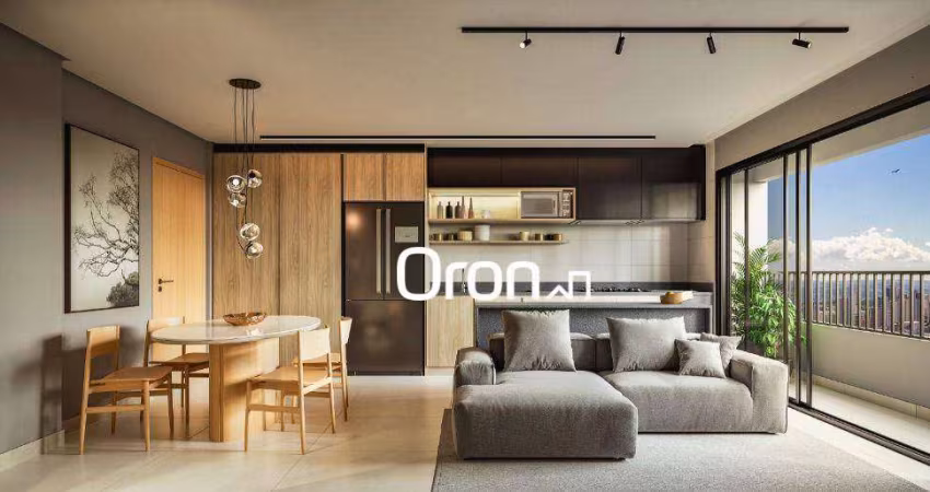 Apartamento com 1 dormitório à venda, 50 m² por R$ 489.000,00 - Setor Pedro Ludovico - Goiânia/GO