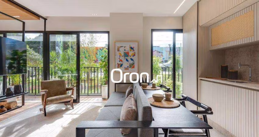 Flat com 1 dormitório à venda, 47 m² por R$ 589.000,00 - Setor Serrinha - Goiânia/GO