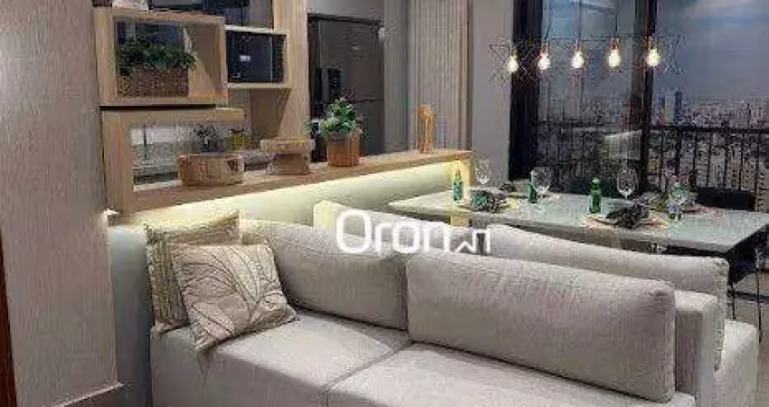 Apartamento com 2 dormitórios à venda, 64 m² por r$ 698.000,00 - parque amazônia - goiânia/go