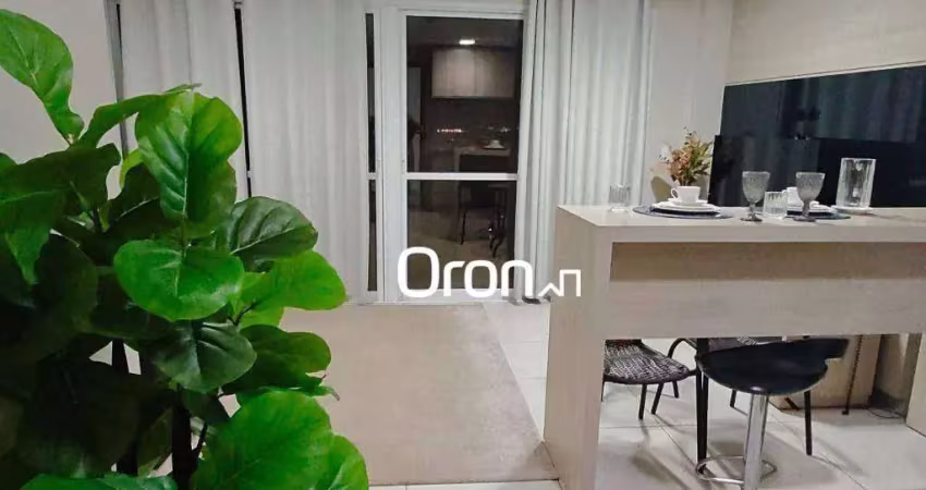 Flat com 1 dormitório à venda, 56 m² por r$ 580.000,00 - jardim goiás - goiânia/go