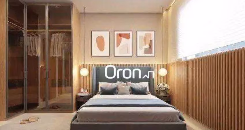 Apartamento com 2 dormitórios à venda, 43 m² por r$ 355.000,00 - jardim atlântico - goiânia/go