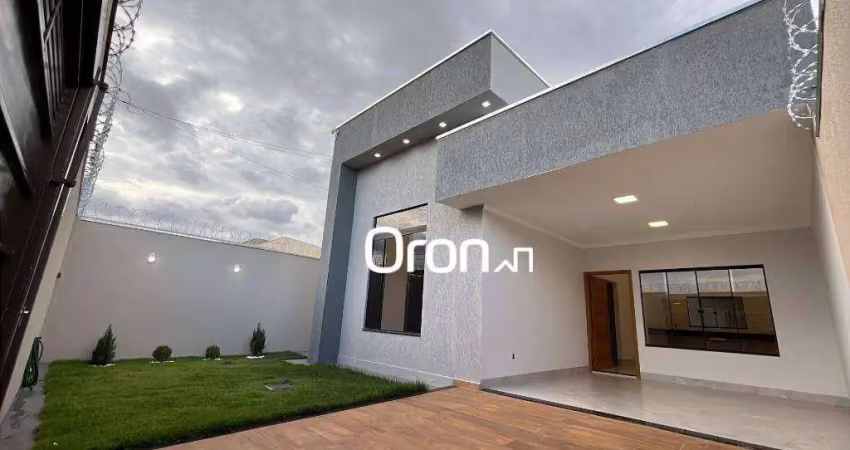 Casa com 3 dormitórios à venda, 110 m² por r$ 530.000,00 - residencial mirante - goiânia/go