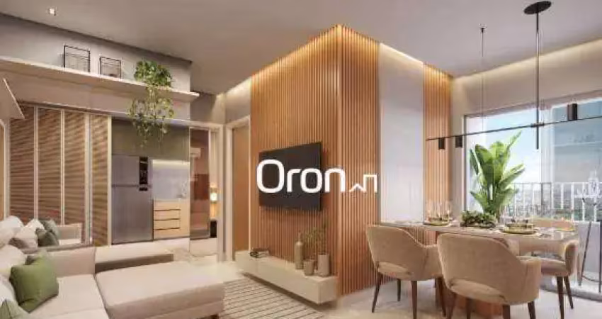 Apartamento com 2 dormitórios à venda, 49 m² por r$ 425.000,00 - jardim atlântico - goiânia/go