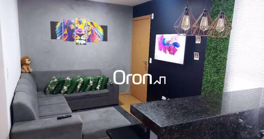 Apartamento com 2 dormitórios à venda, 39 m² por r$ 250.000,00 - conjunto monte carlo - goiânia/go