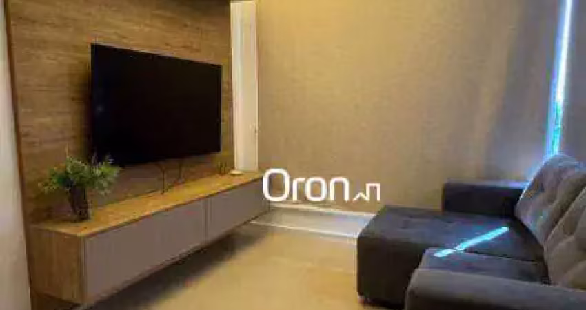 Flat mobiliado com 1 dormitório à venda, 38 m² por r$ 580.000 - jardim goiás - goiânia/go