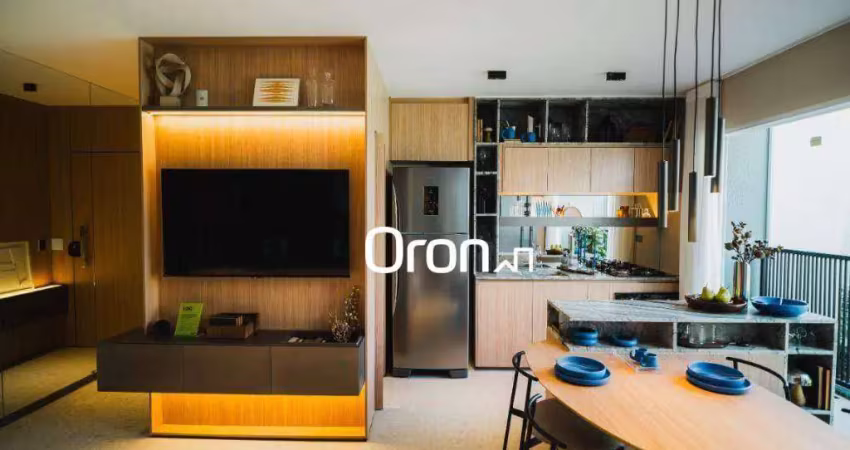 Apartamento com 2 dormitórios à venda, 55 m² por r$ 490.000,00 - parque amazônia - goiânia/go