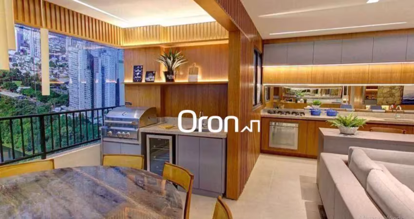 Apartamento com 2 dormitórios à venda, 75 m² por r$ 840.000,00 - setor pedro ludovico - goiânia/go