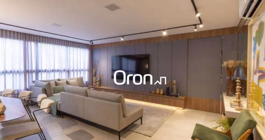 Apartamento com 3 dormitórios à venda, 153 m² por r$ 1.675.000,00 - setor oeste - goiânia/go