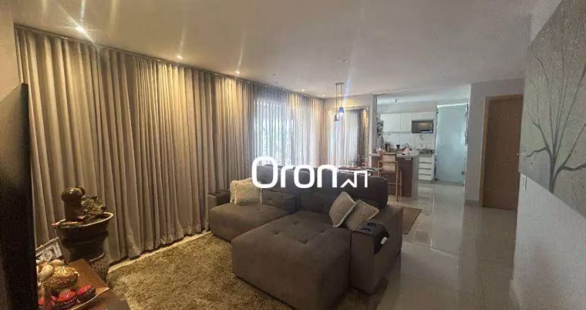 Apartamento com 3 dormitórios à venda, 108 m² por r$ 795.000,00 - jardim goiás - goiânia/go