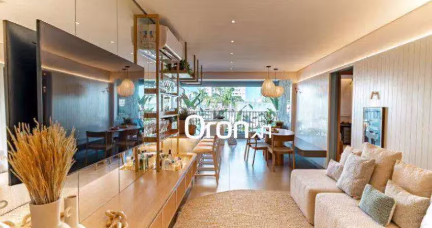 Apartamento com 2 dormitórios à venda, 66 m² por r$ 635.000,00 - setor nova suiça - goiânia/go