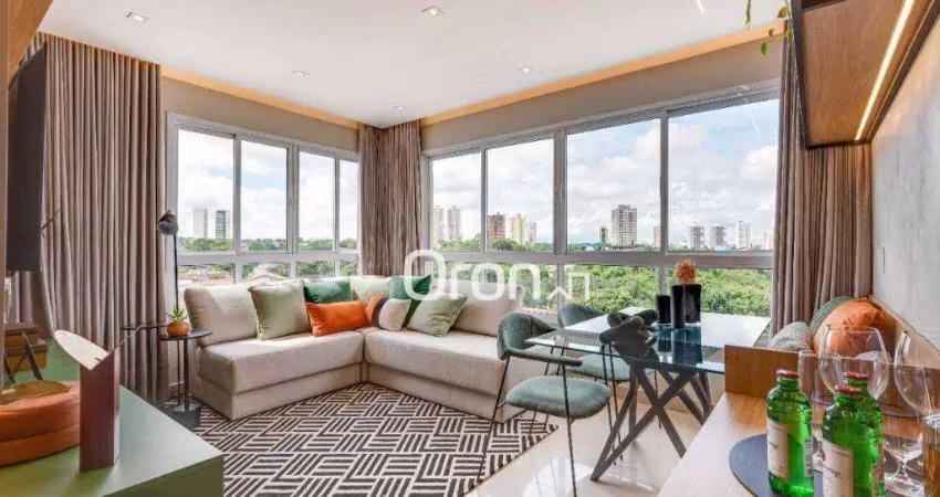Apartamento com 2 dormitórios à venda, 64 m² por r$ 520.000,00 - parque amazônia - goiânia/go