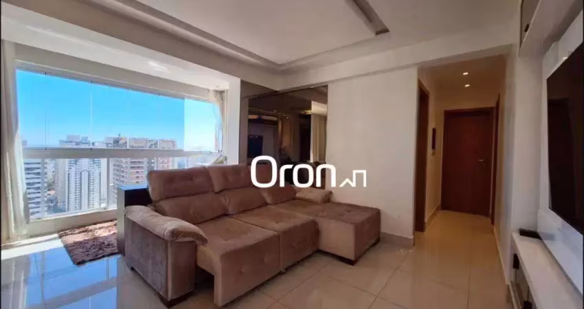 Apartamento mobiliado com 3 dormitórios à venda, 95 m² por r$ 850.000 - setor bueno - goiânia/go