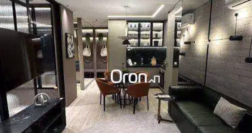 Flat com 1 dormitório à venda, 43 m² por r$ 555.000,00 - setor marista - goiânia/go