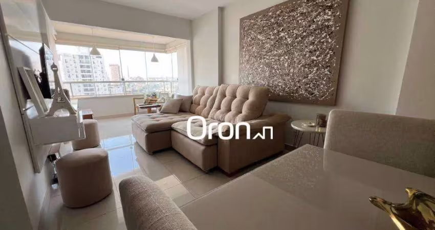 Apartamento com 3 dormitórios à venda, 78 m² por r$ 640.000,00 - jardim goiás - goiânia/go