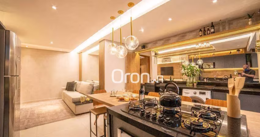 Apartamento com 2 dormitórios à venda, 66 m² por r$ 455.000,00 - vila rosa - goiânia/go