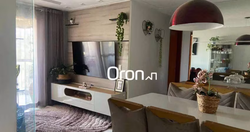 Apartamento com 3 dormitórios à venda, 77 m² por r$ 540.000,00 - vila jaraguá - goiânia/go